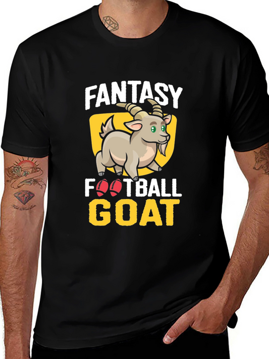 Fantasy Football GOAT T-Shirt - Black