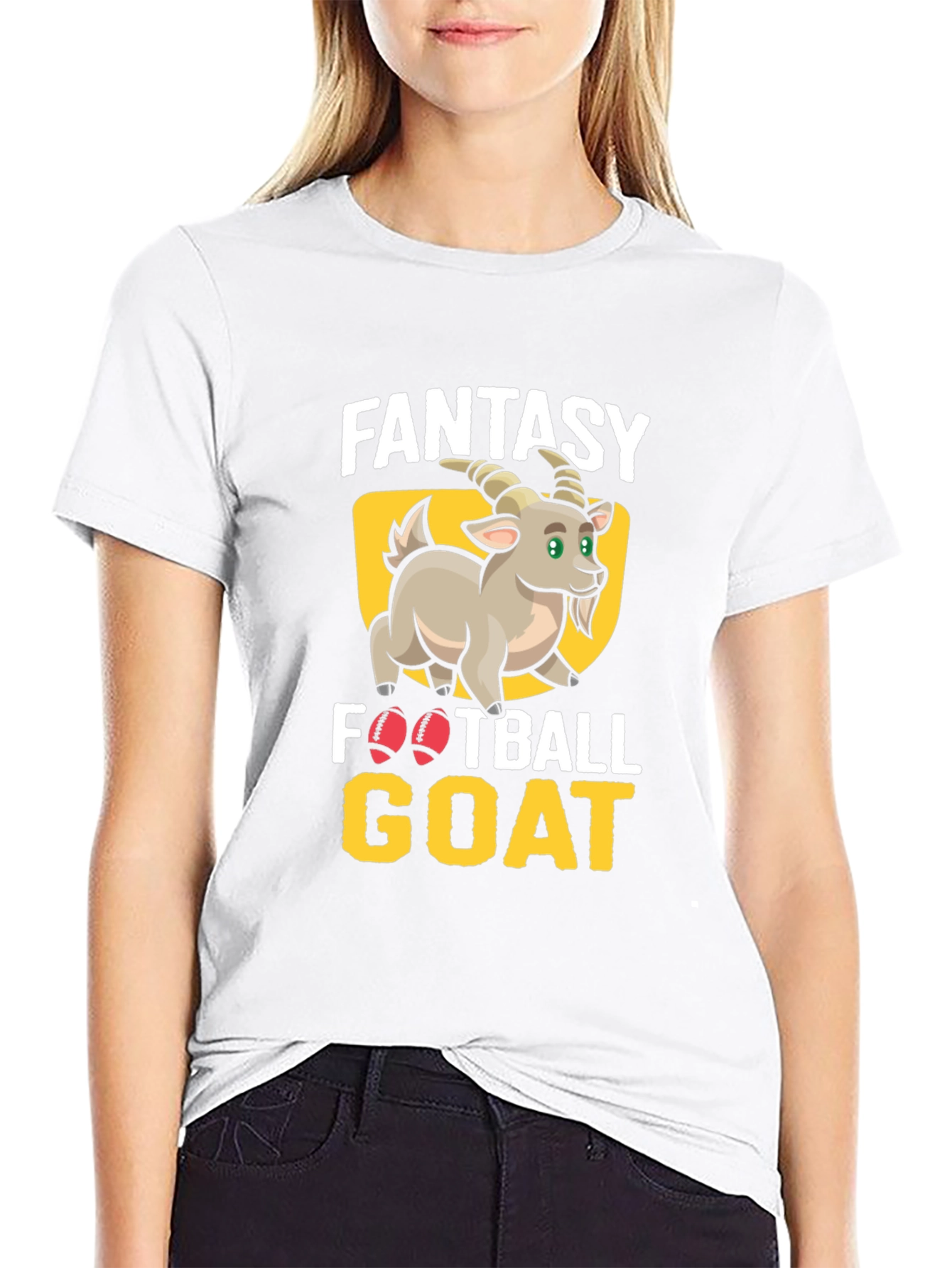 Fantasy Football GOAT T-Shirt - Black