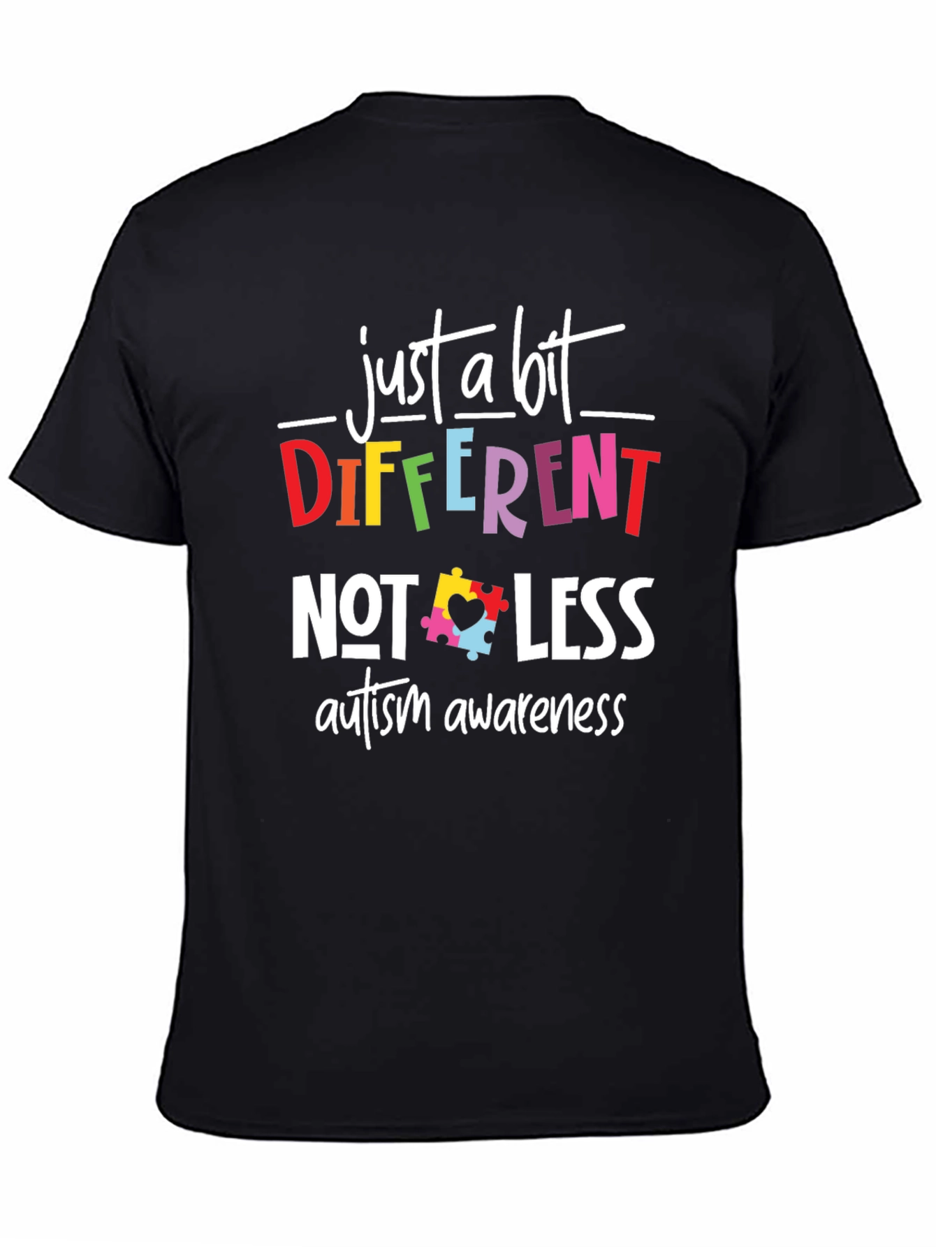 Autism Awareness T-Shirt - Different Not Less