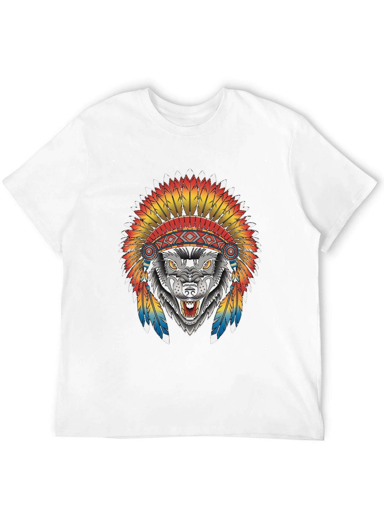 Wolf Headdress Graphic Tee