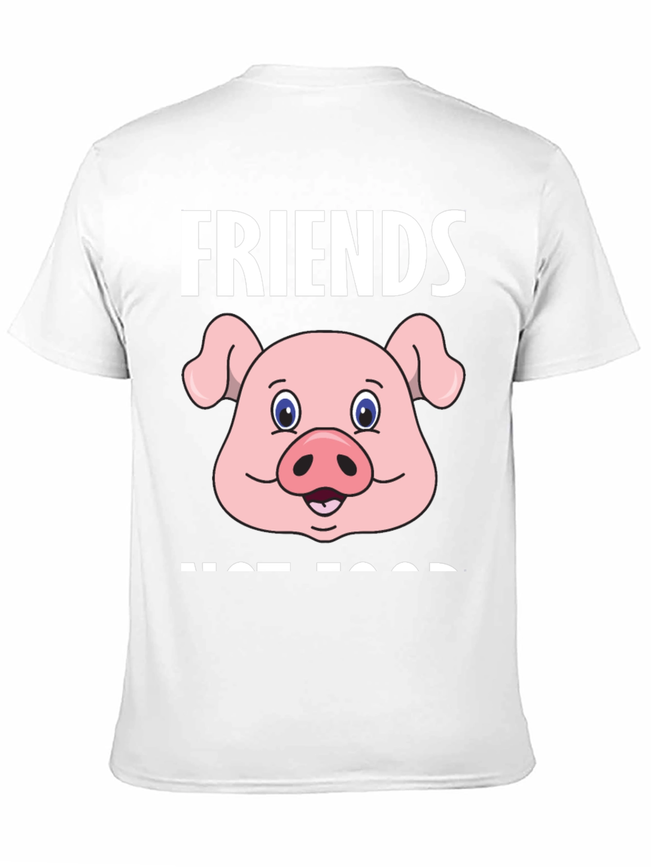 Friends Not Food Pig Graphic Tee