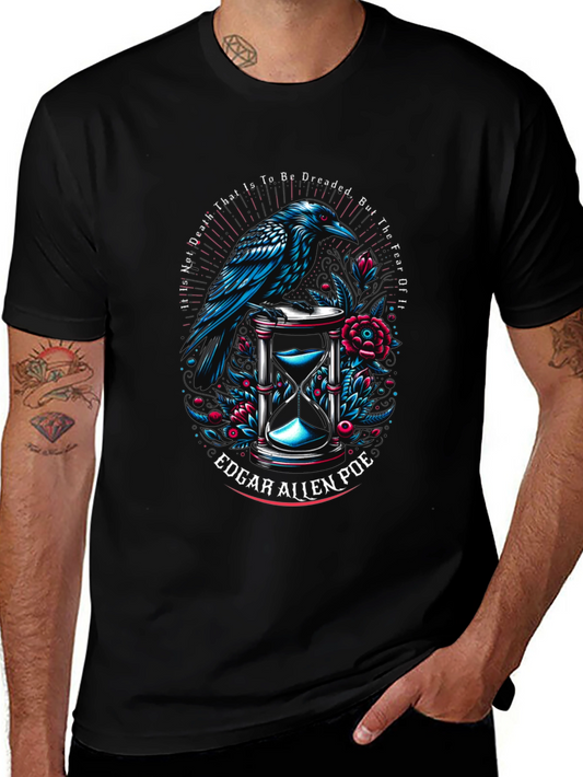 Edgar Allan Poe Raven Graphic T-Shirt