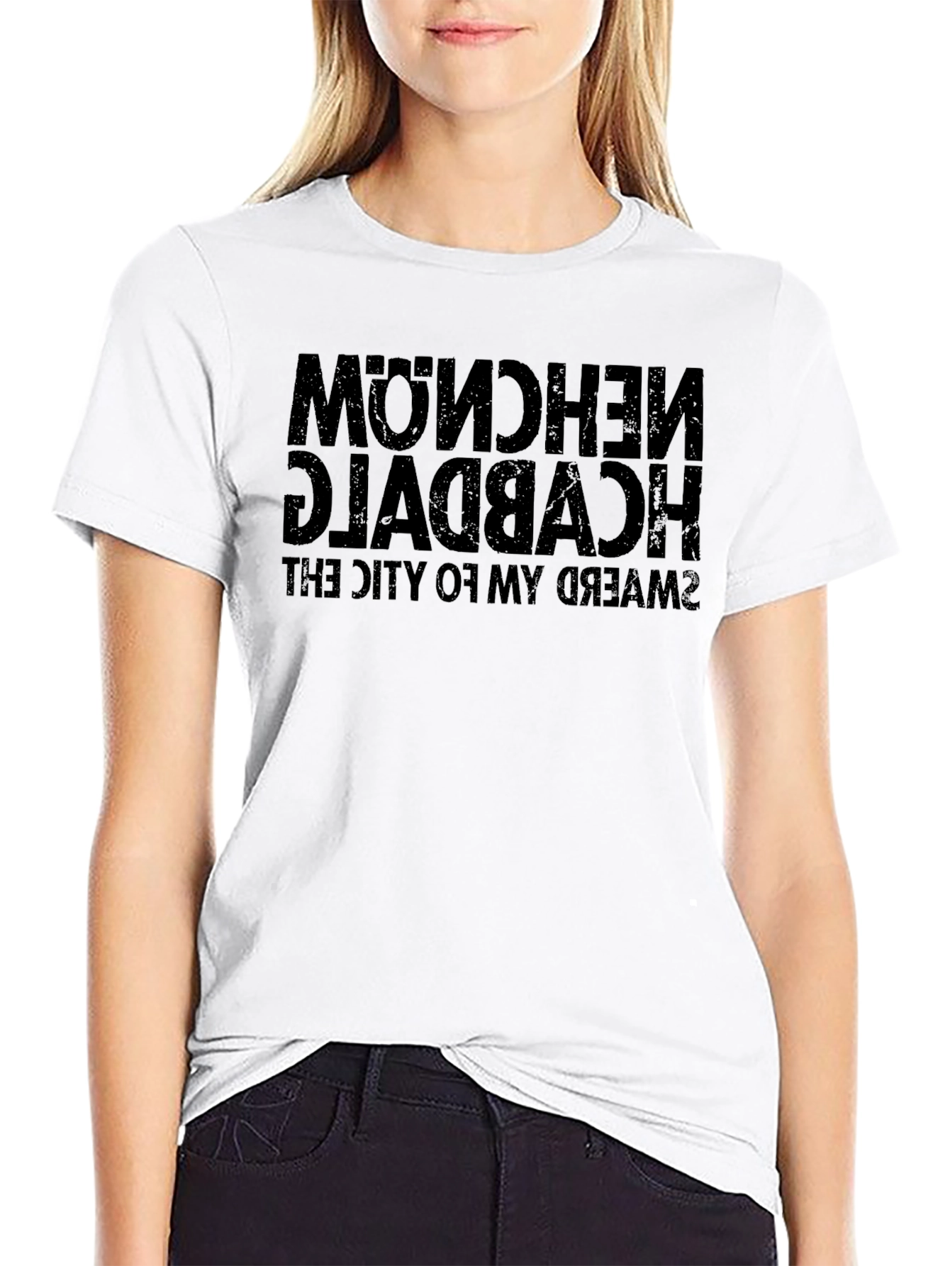 Mens Moncton Black Graphic T-Shirt