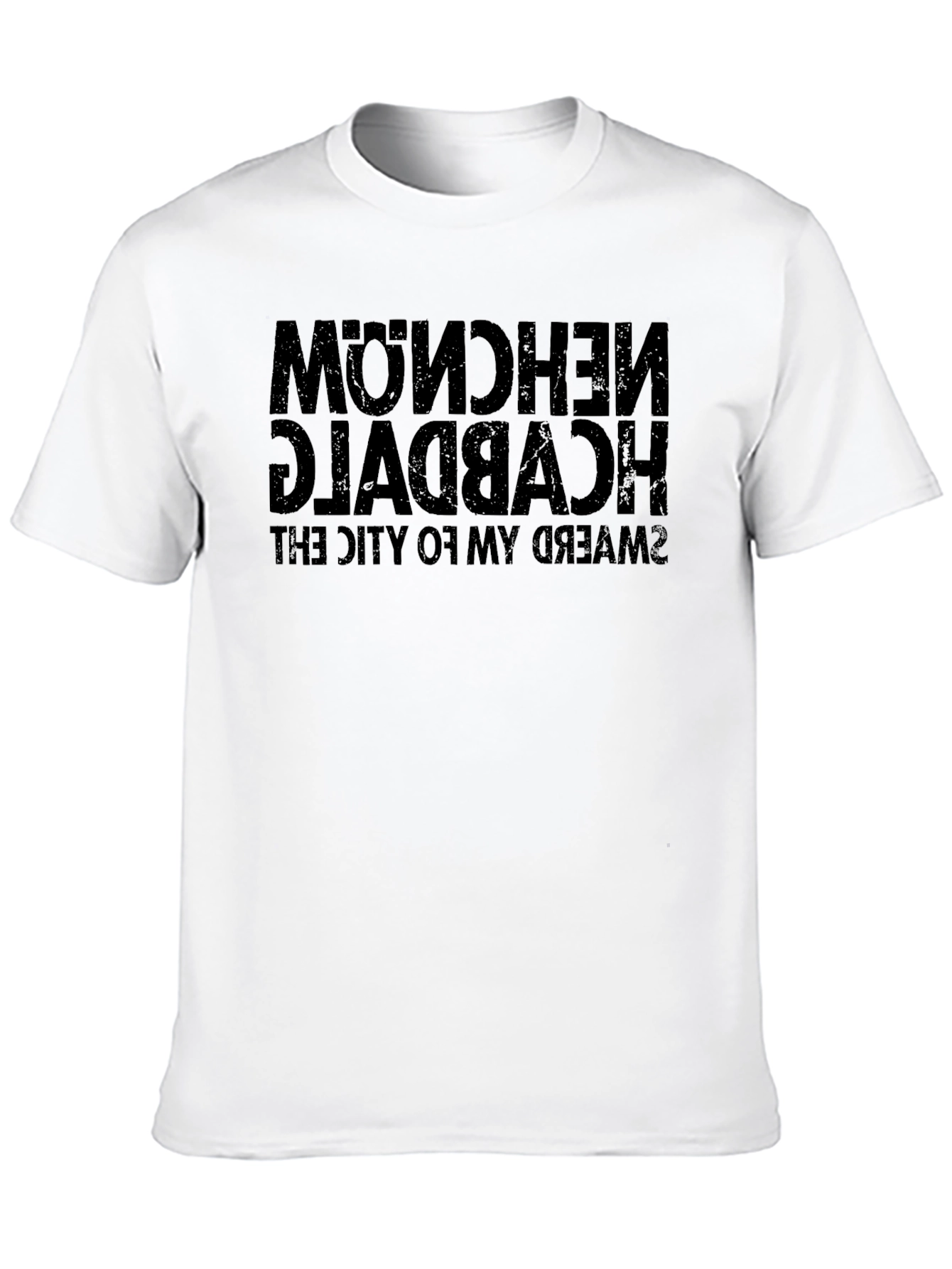 Mens Moncton Black Graphic T-Shirt