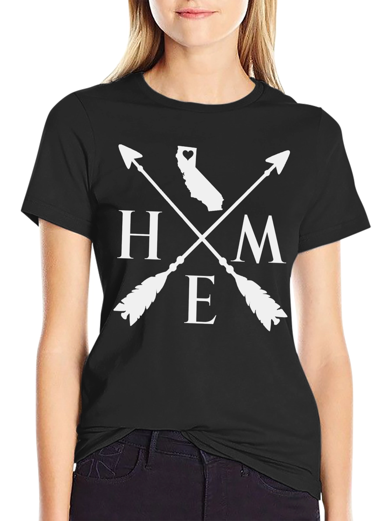 Home State T-Shirt Arrow Design