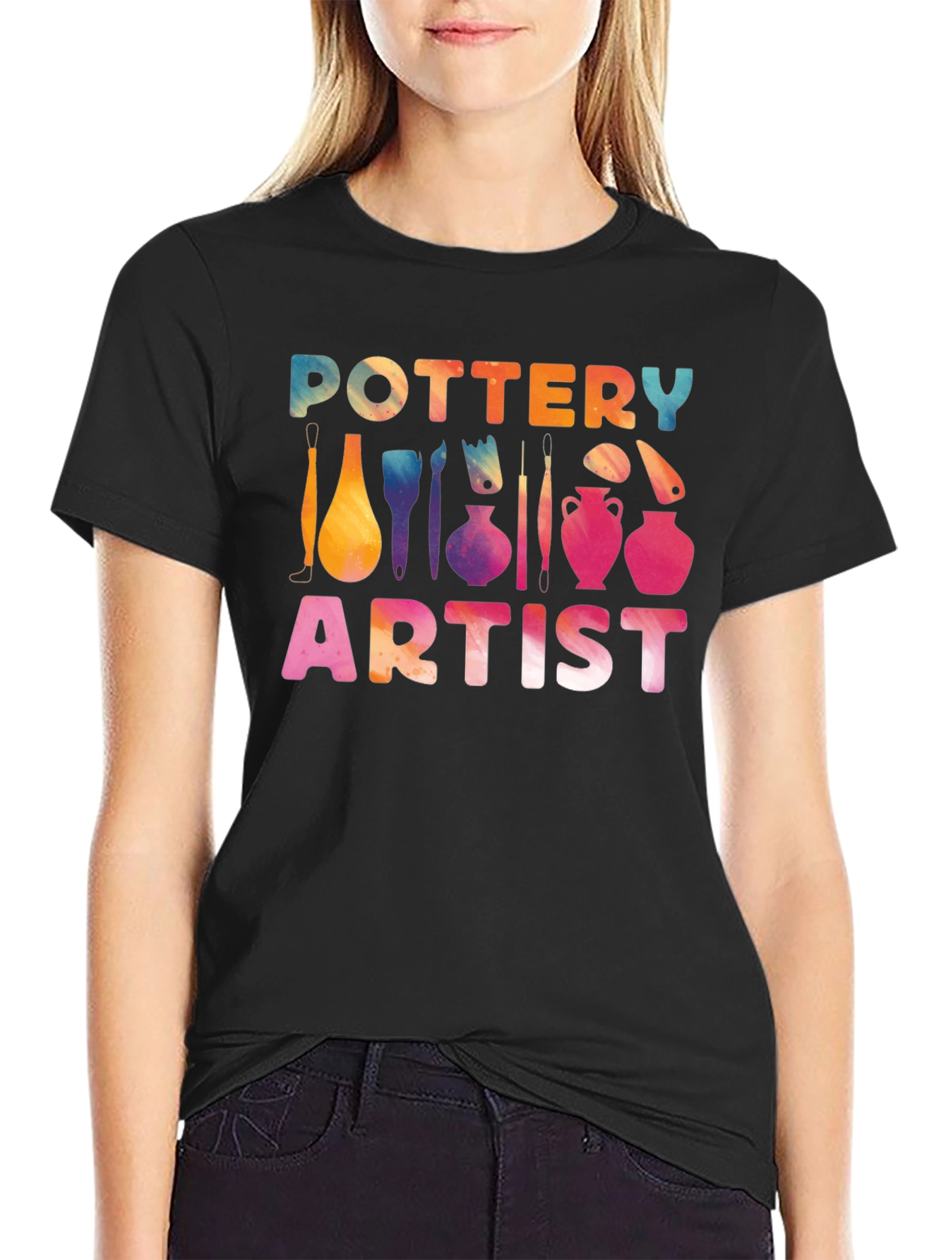 Pottery Artist Graphic T-Shirt