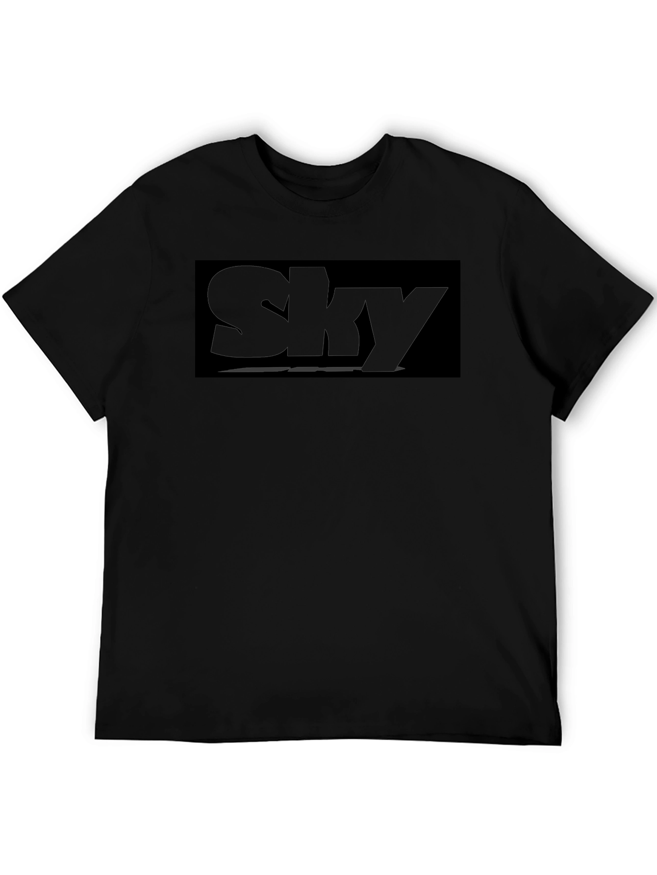 Sky Graphic Black T-Shirt