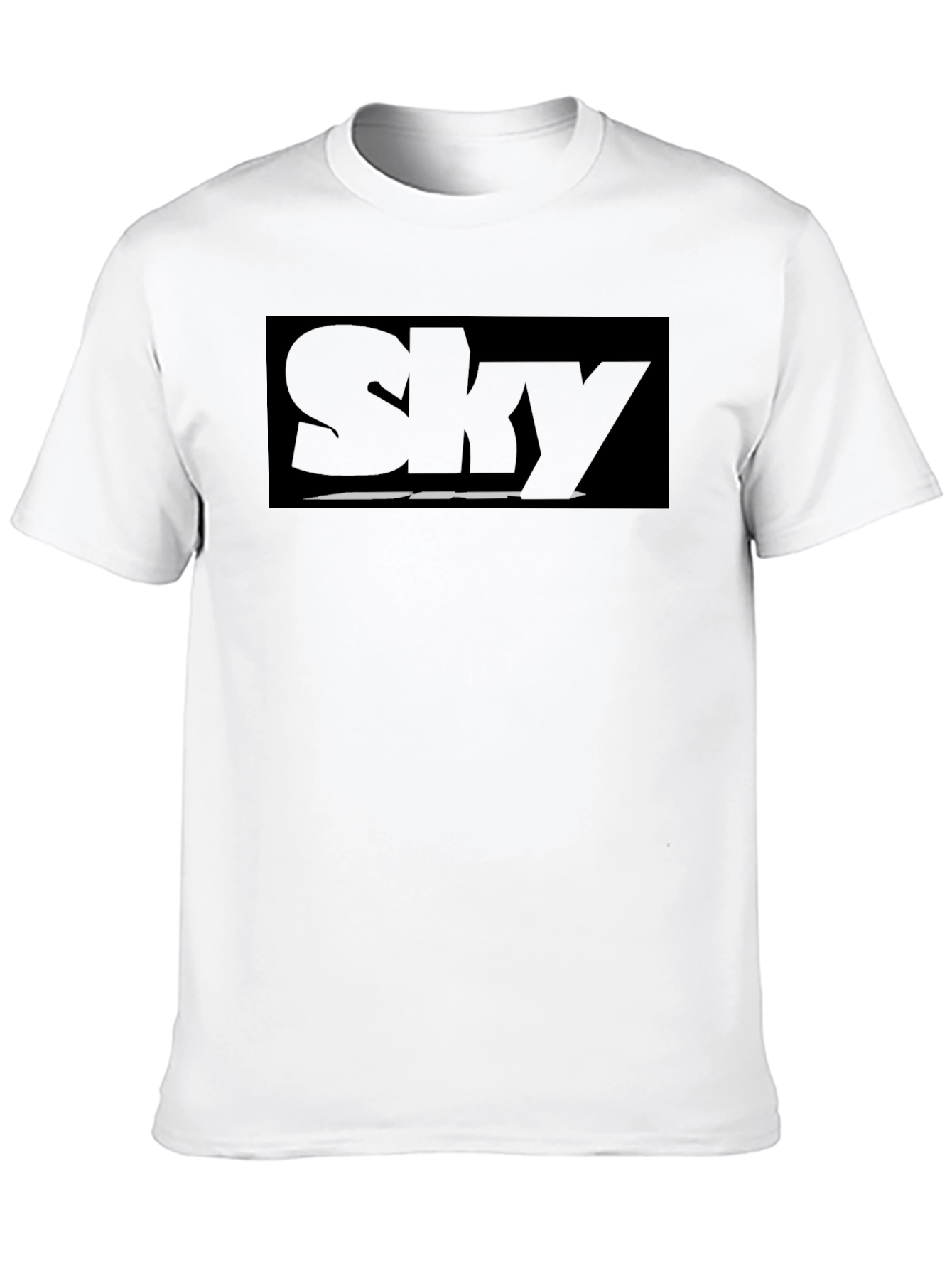 Sky Graphic Black T-Shirt