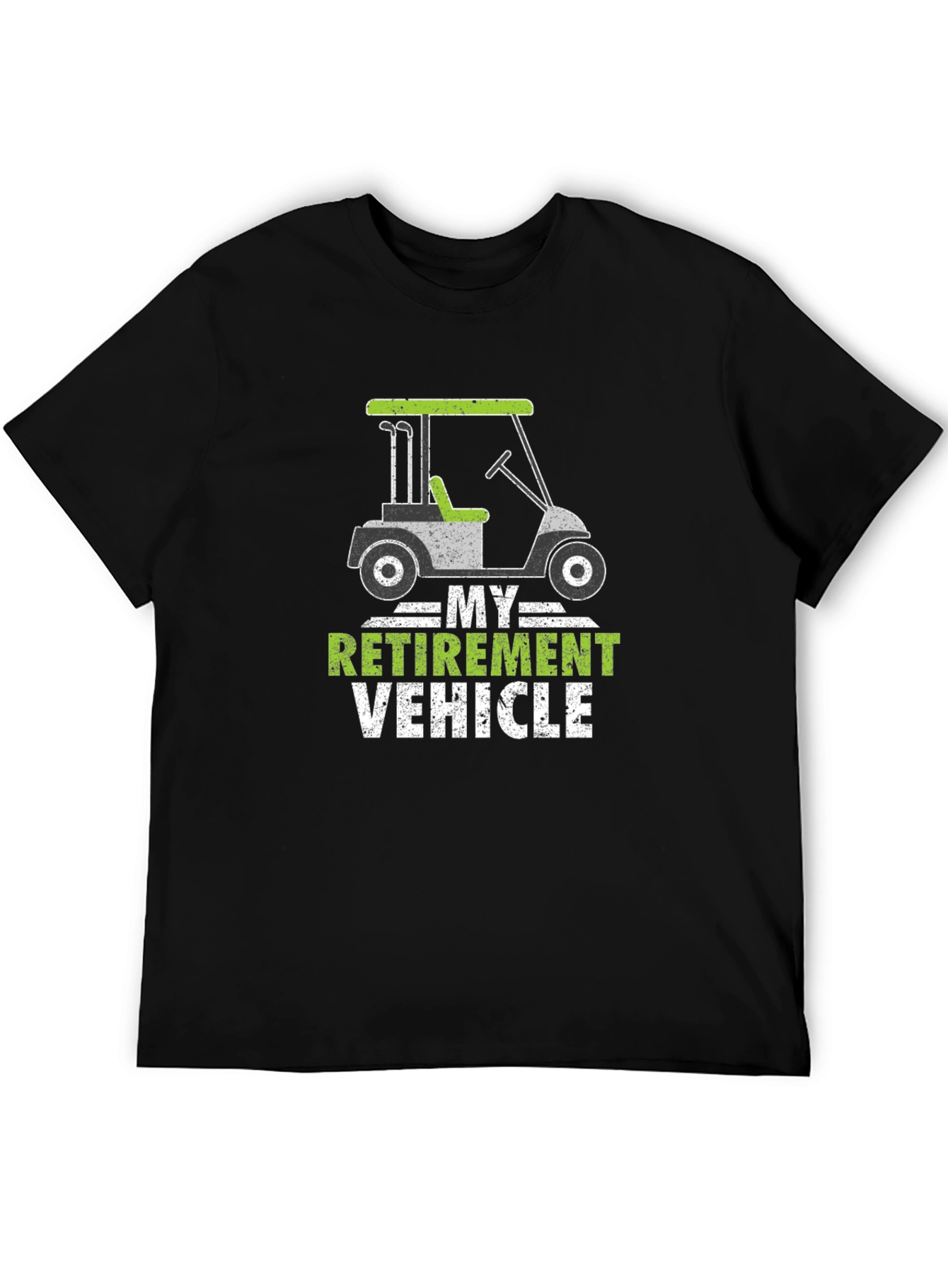 Retirement Vehicle Golf Cart Graphic Tee