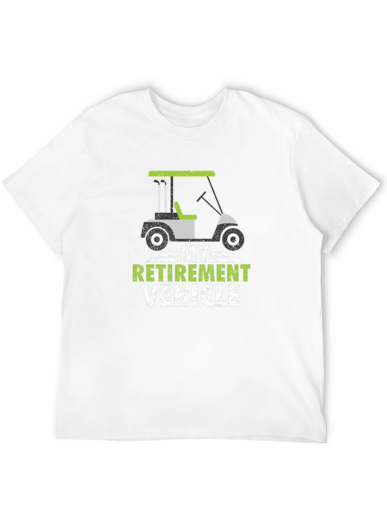 Retirement Vehicle Golf Cart Graphic Tee