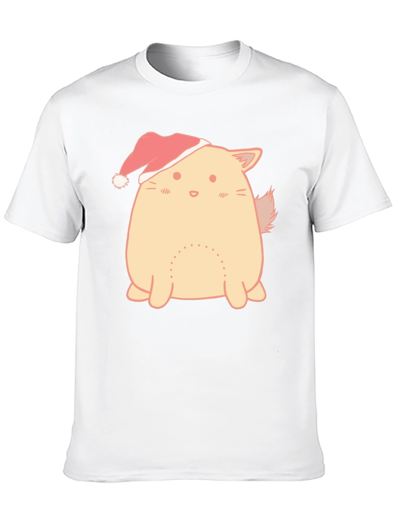 Festive Cat T-Shirt - Holiday Cheer
