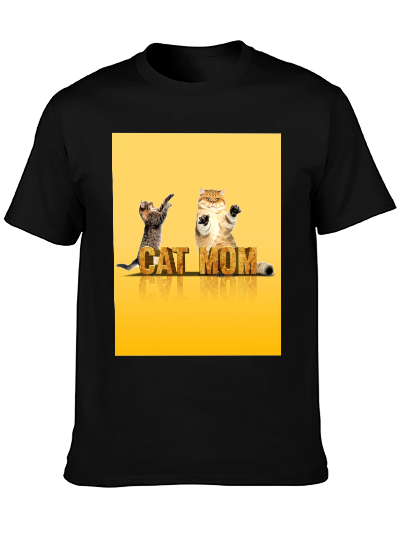 Funny Cat Mom T-Shirt - Cute Kitten Graphic Tee