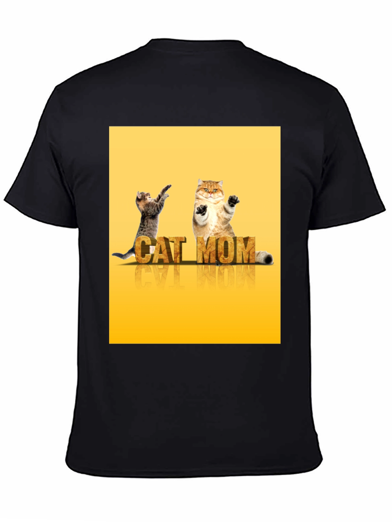 Funny Cat Mom T-Shirt - Cute Kitten Graphic Tee