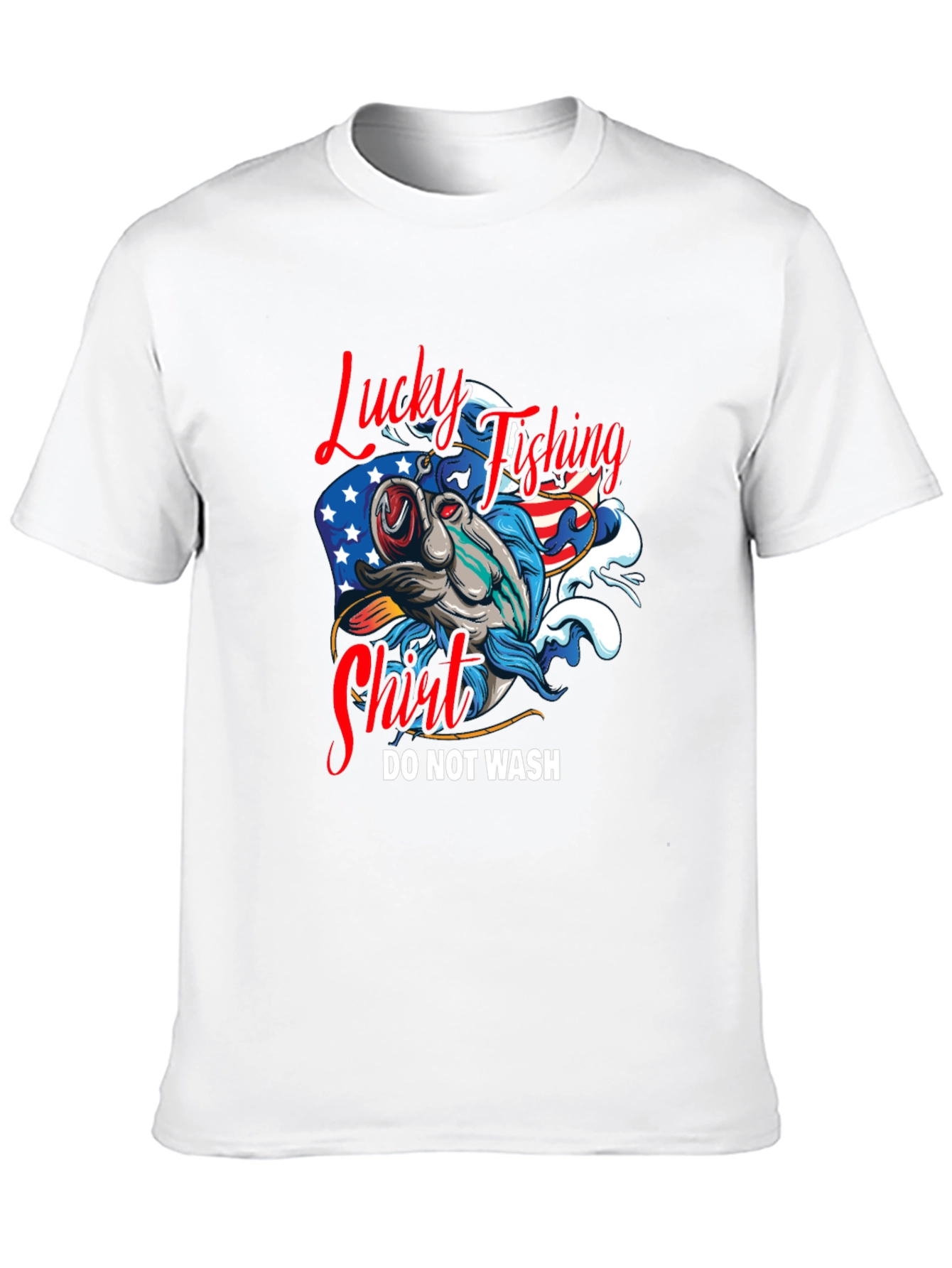 Lucky Fishing Shirt - Funny Graphic Tee