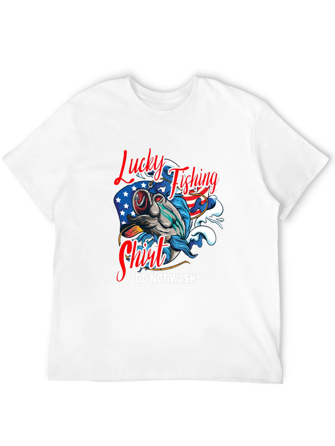 Lucky Fishing Shirt - Funny Graphic Tee