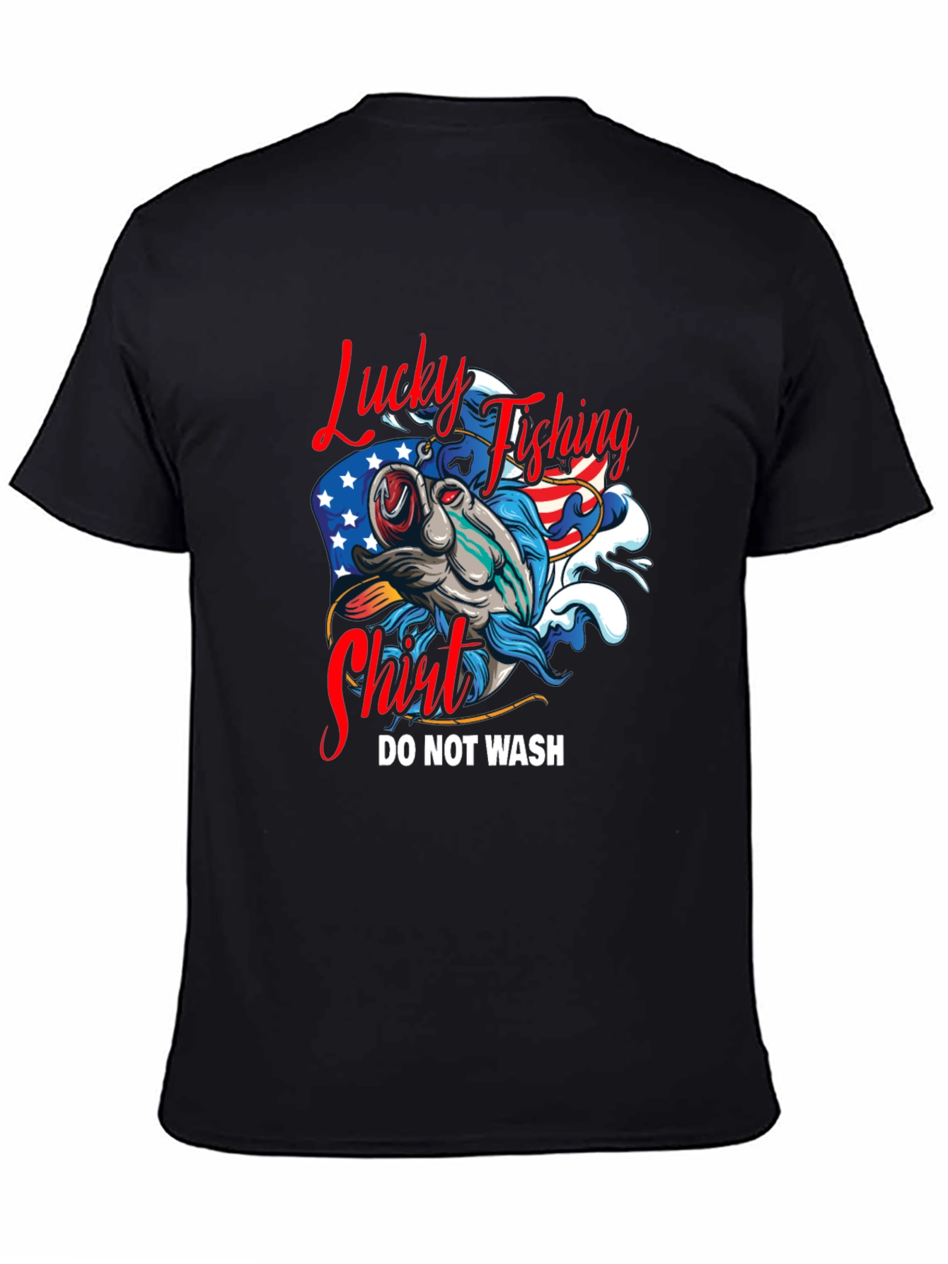 Lucky Fishing Shirt - Funny Graphic Tee