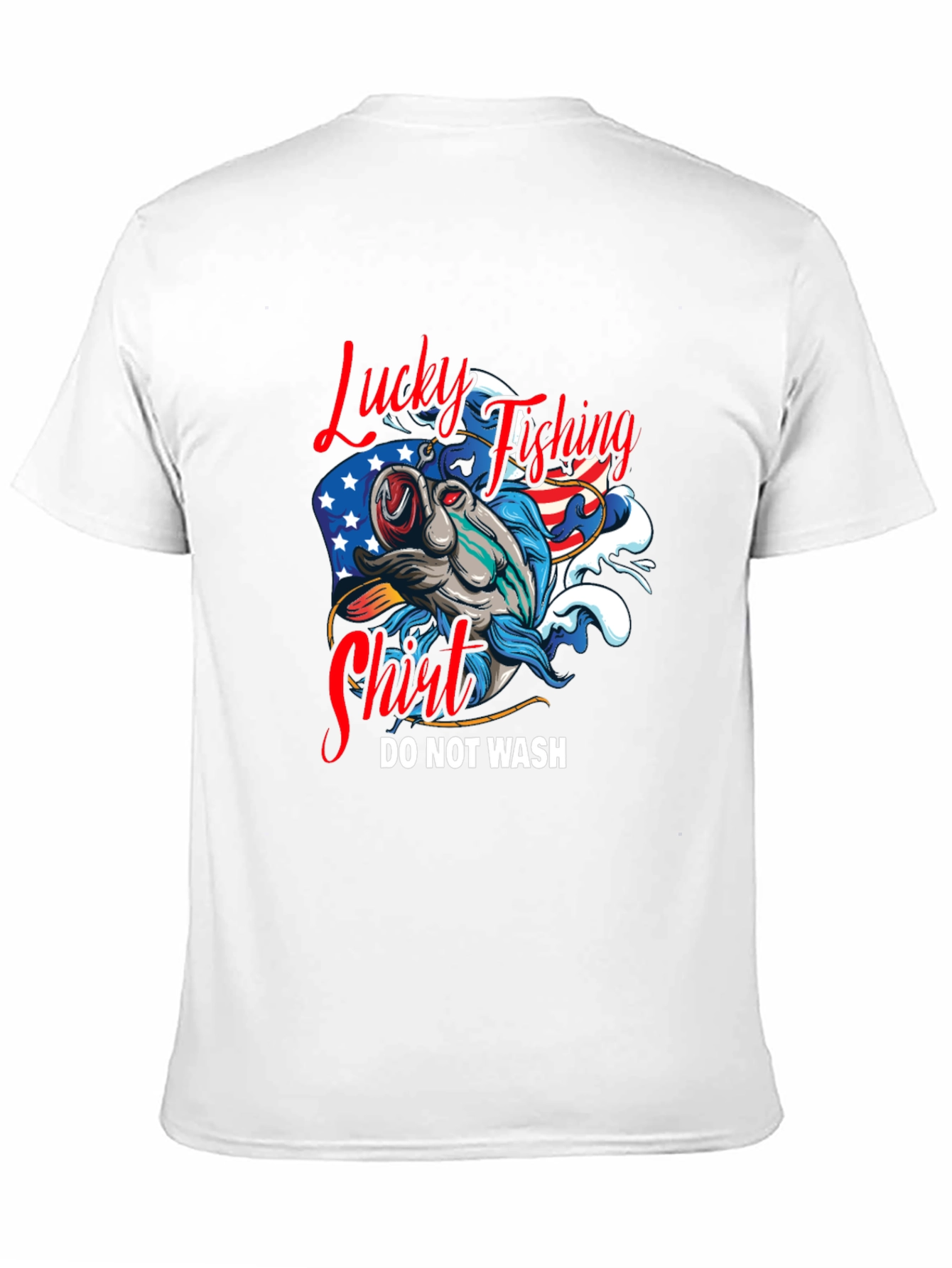 Lucky Fishing Shirt - Funny Graphic Tee