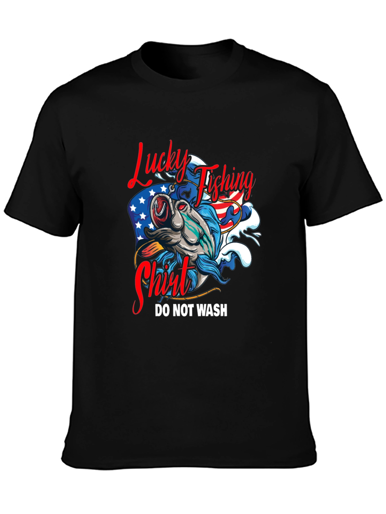 Lucky Fishing Shirt - Funny Graphic Tee
