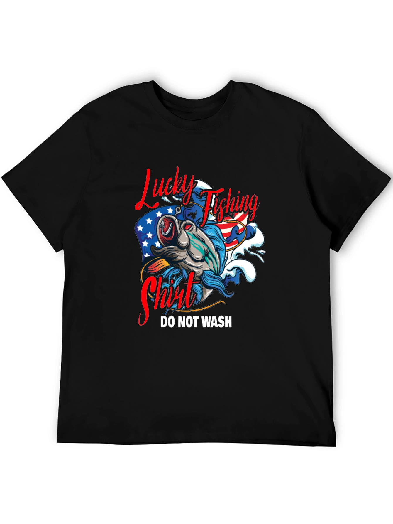 Lucky Fishing Shirt - Funny Graphic Tee