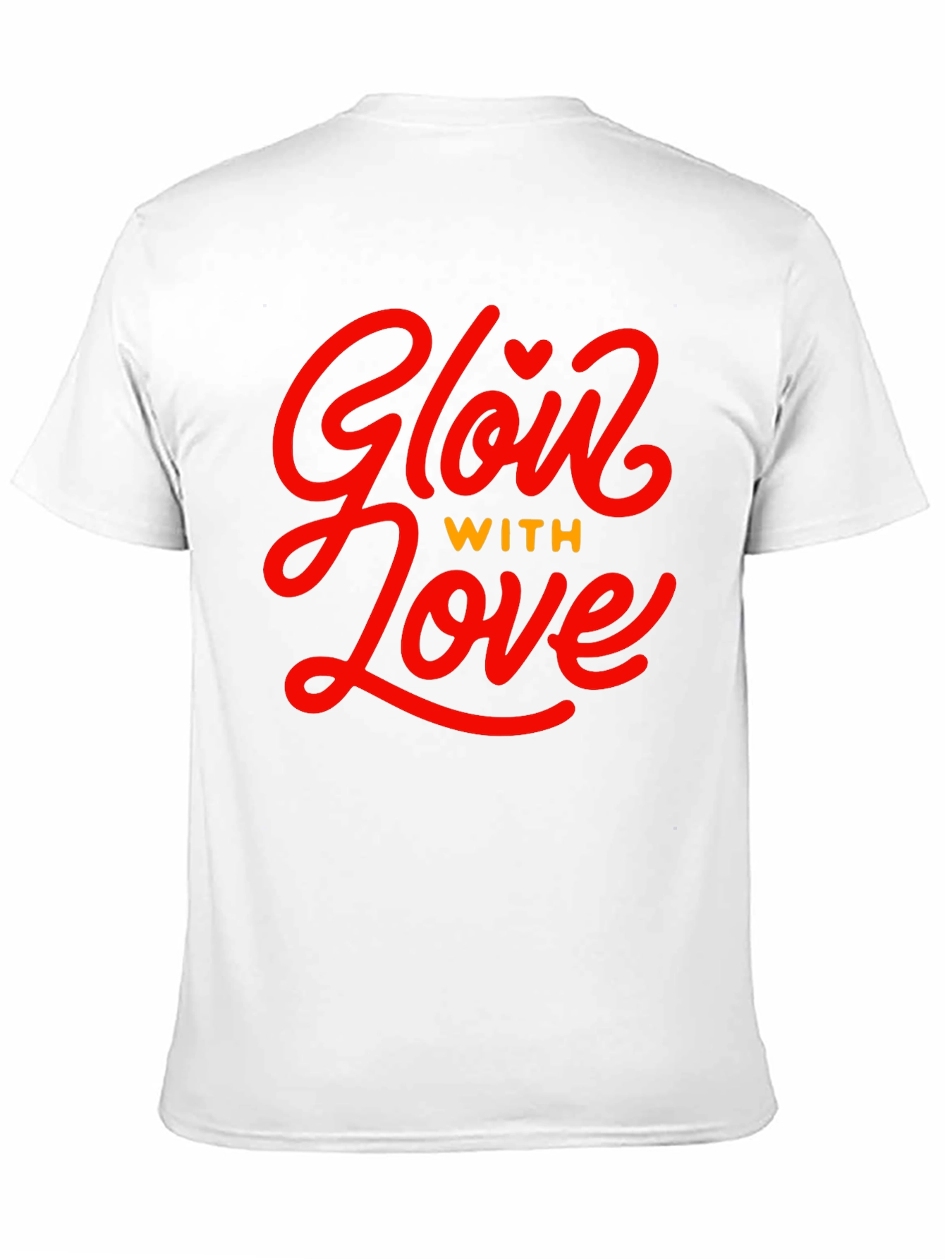 Glow With Love Black Graphic Tee