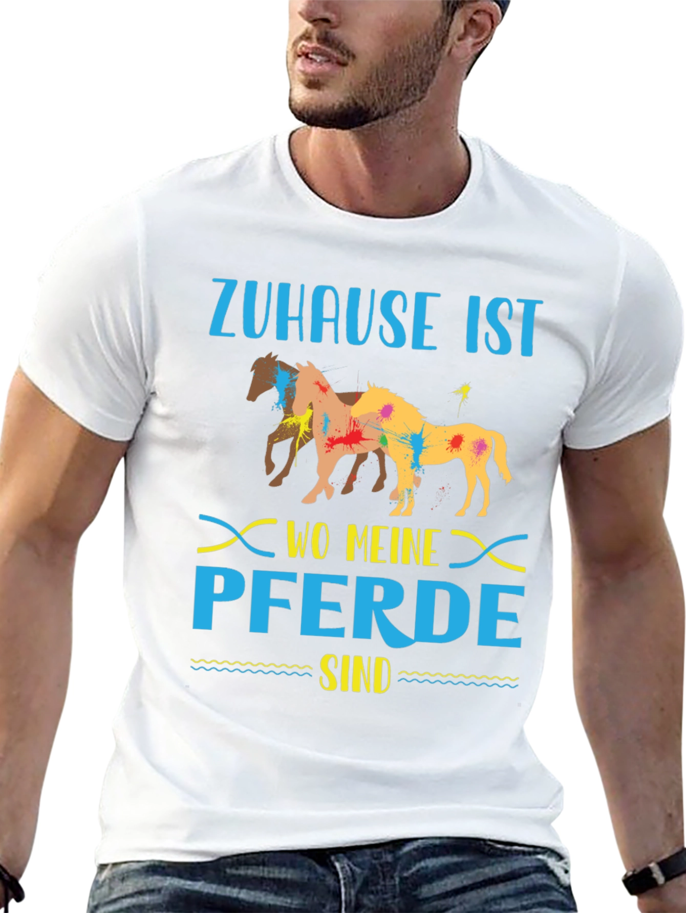 Zuhause Ist Wo Meine Pferde Sind T-Shirt