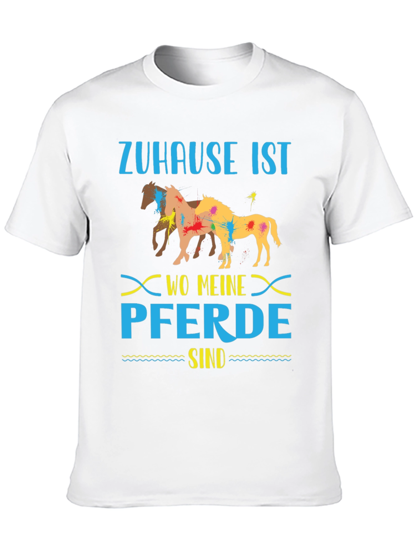 Zuhause Ist Wo Meine Pferde Sind T-Shirt