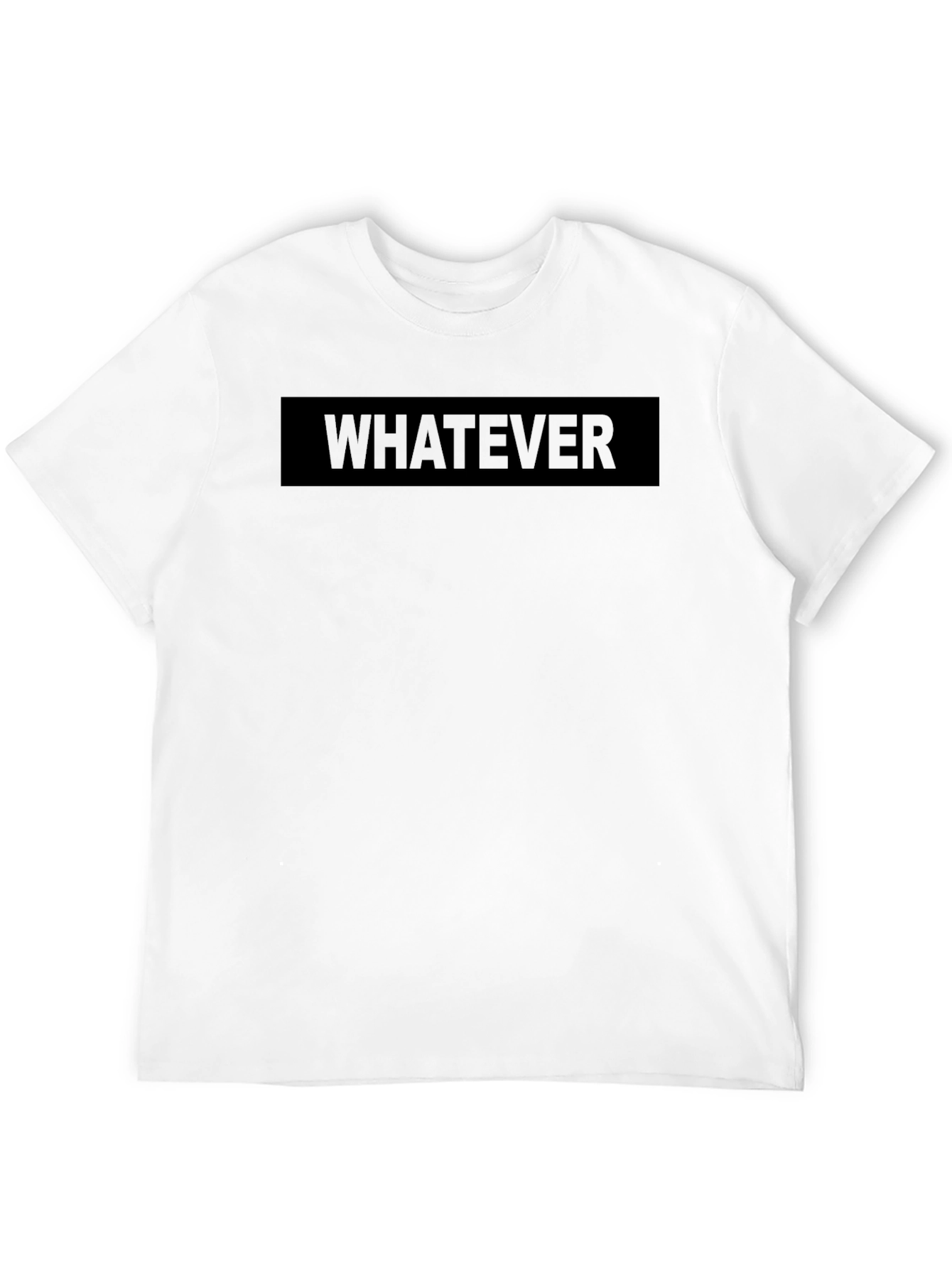 Whatever Graphic Tee - Mens Black T-Shirt