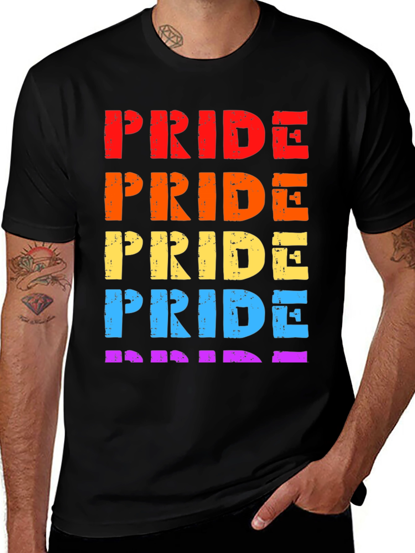 Pride Rainbow T-Shirt - LGBTQ+ Pride Month Tee