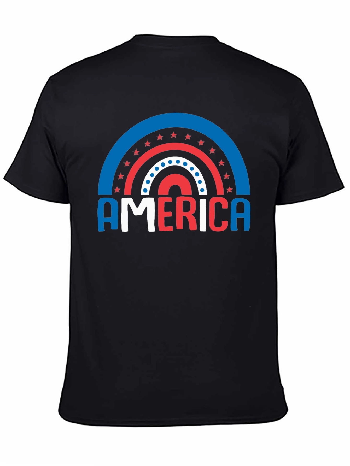 America Patriotic Rainbow T-Shirt