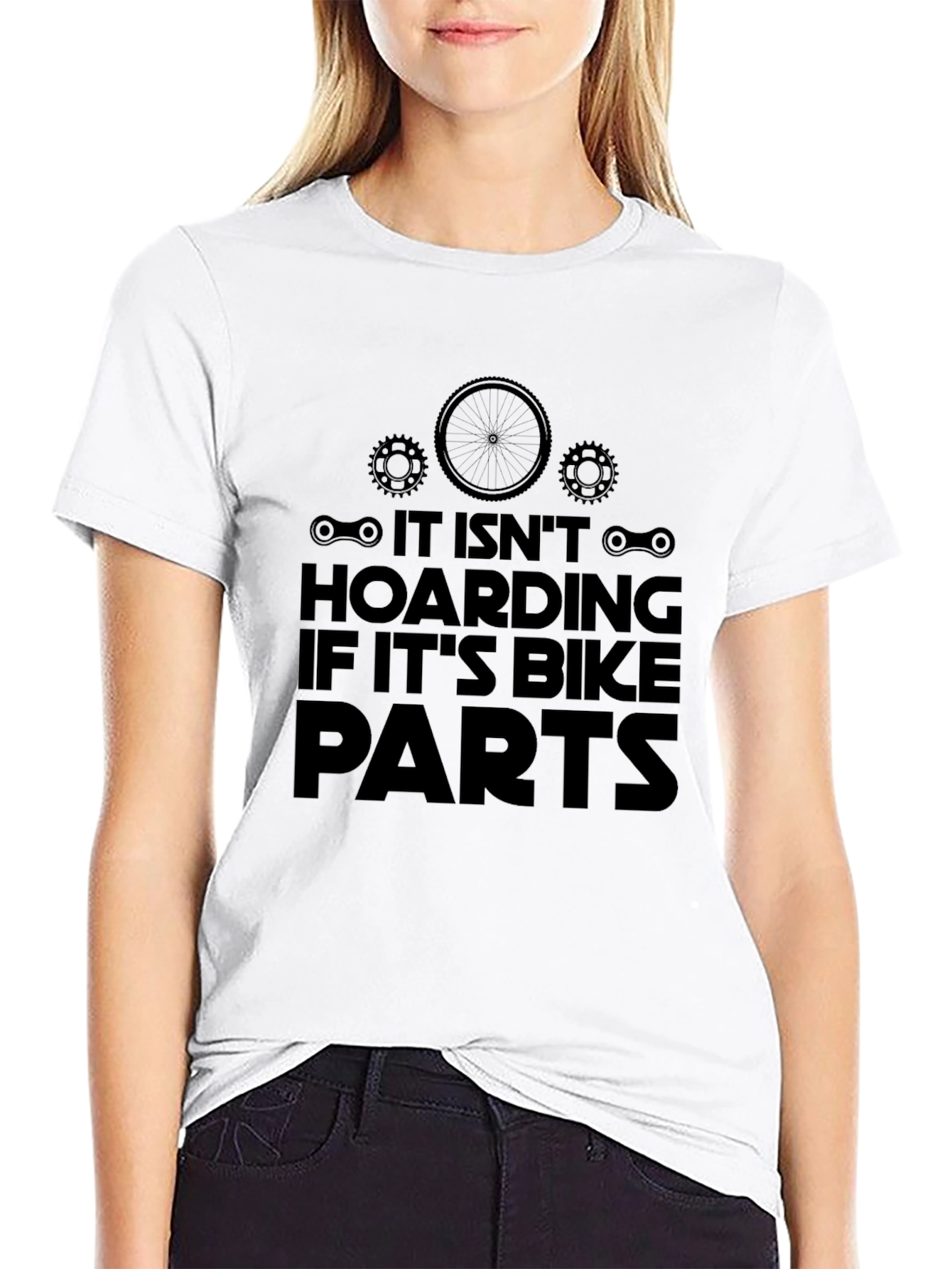 Bike Parts Hoarding T-Shirt - Funny Cycling Tee