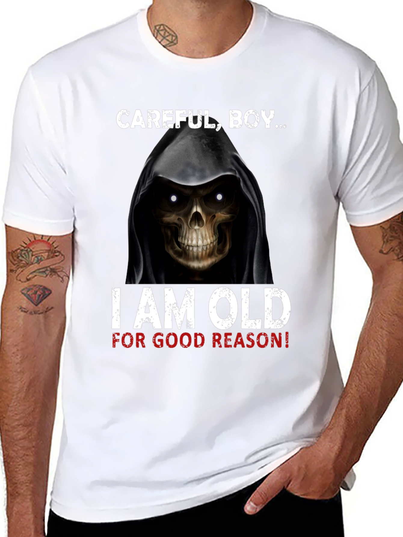Careful Boy I am Old T-Shirt
