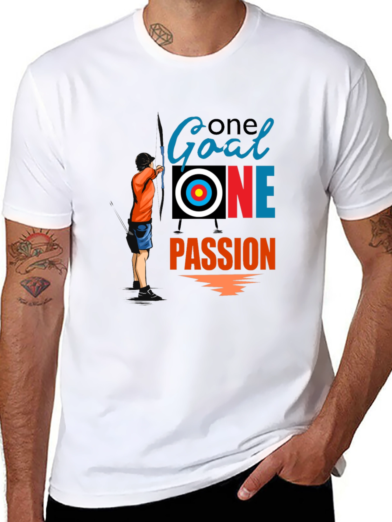 Archery Goal Passion Graphic Tee