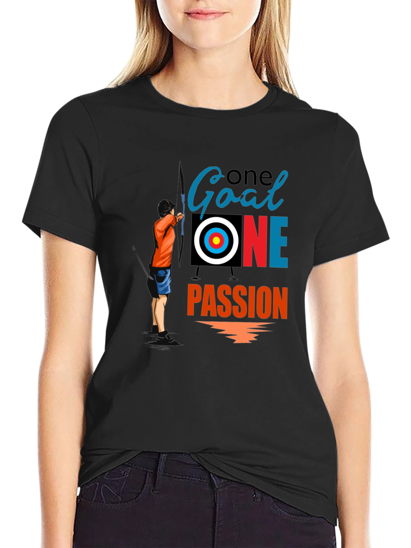 Archery Goal Passion Graphic Tee