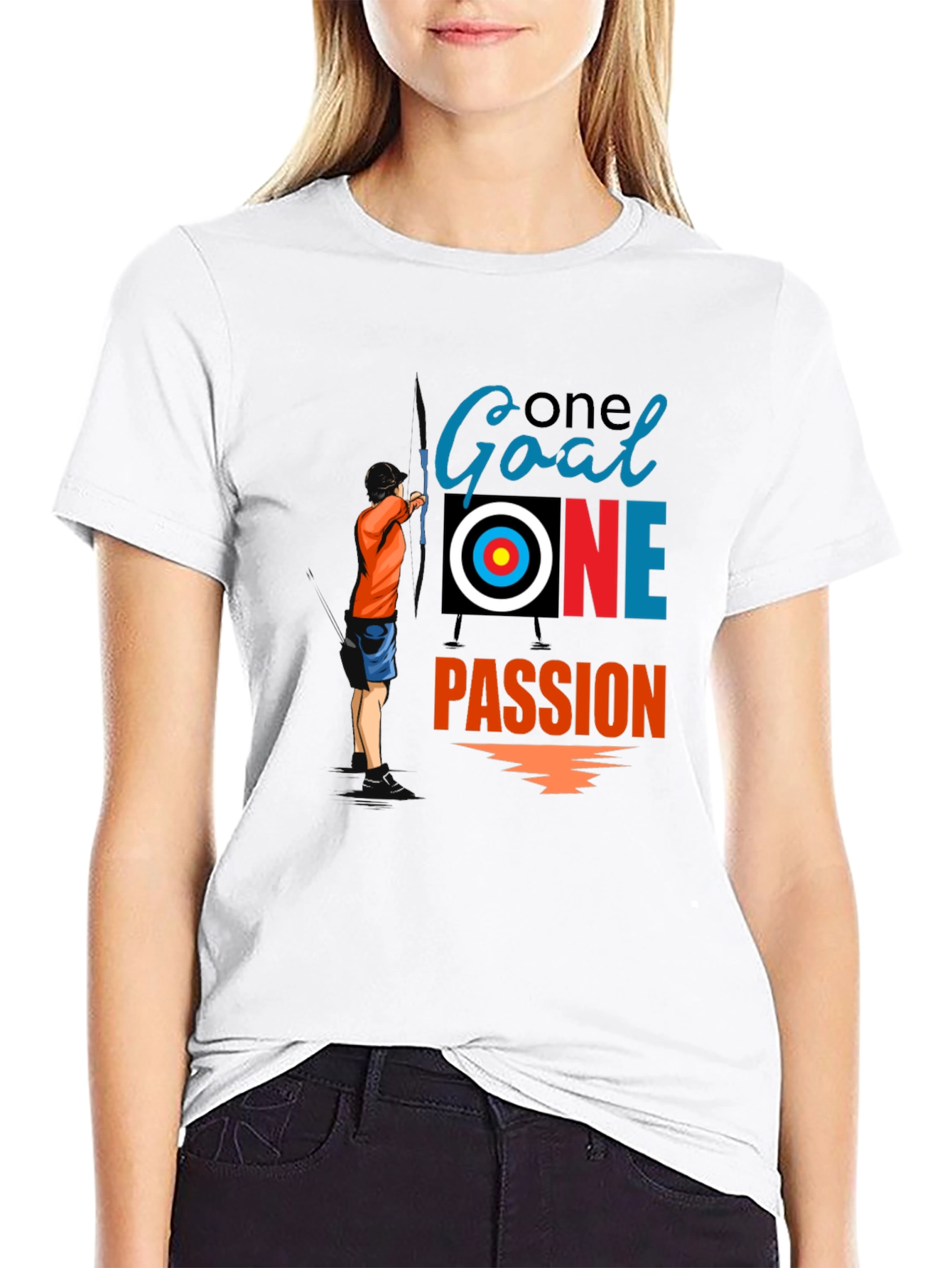 Archery Goal Passion Graphic Tee