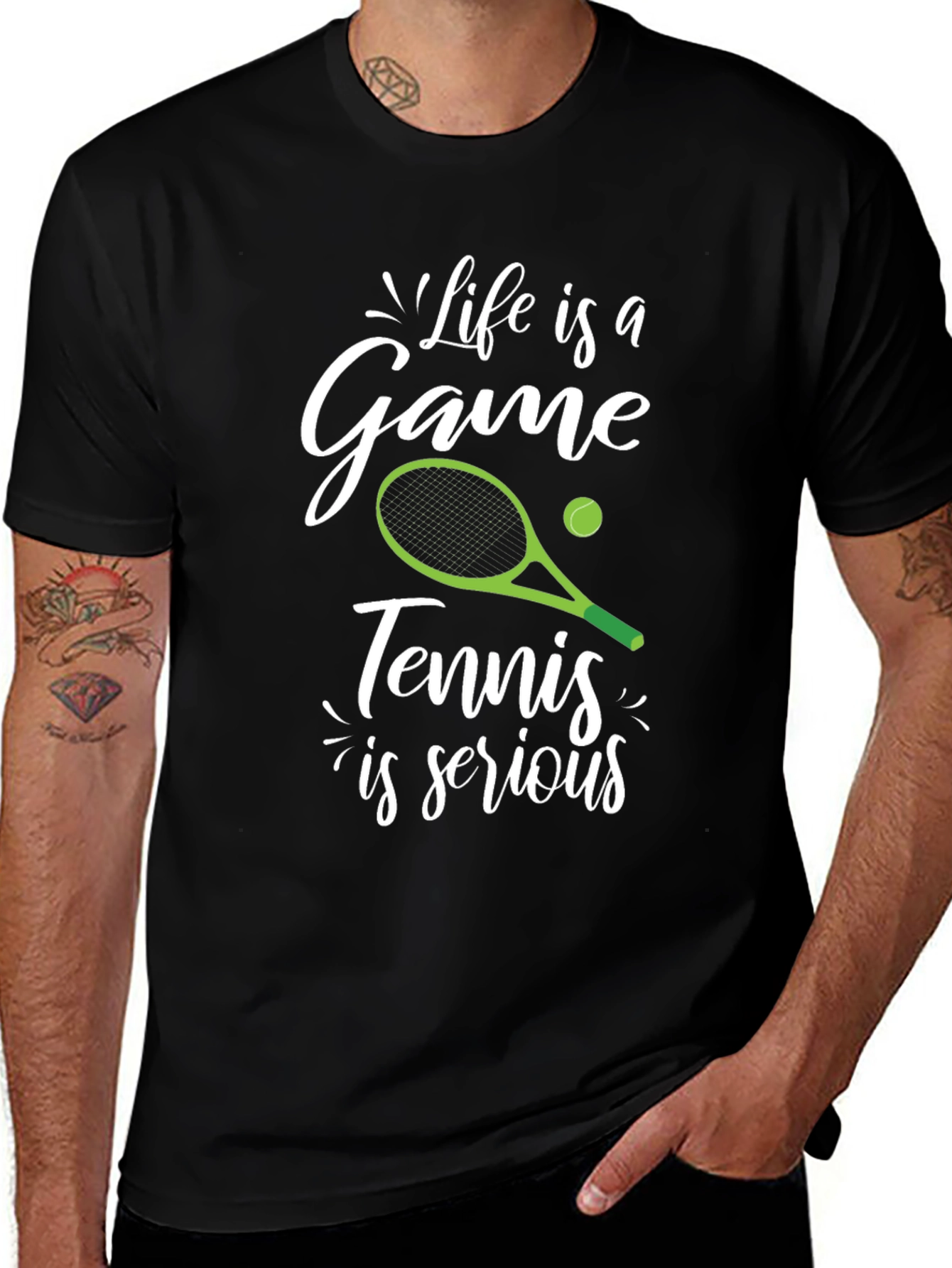 Life is a Game Tennis T-Shirt