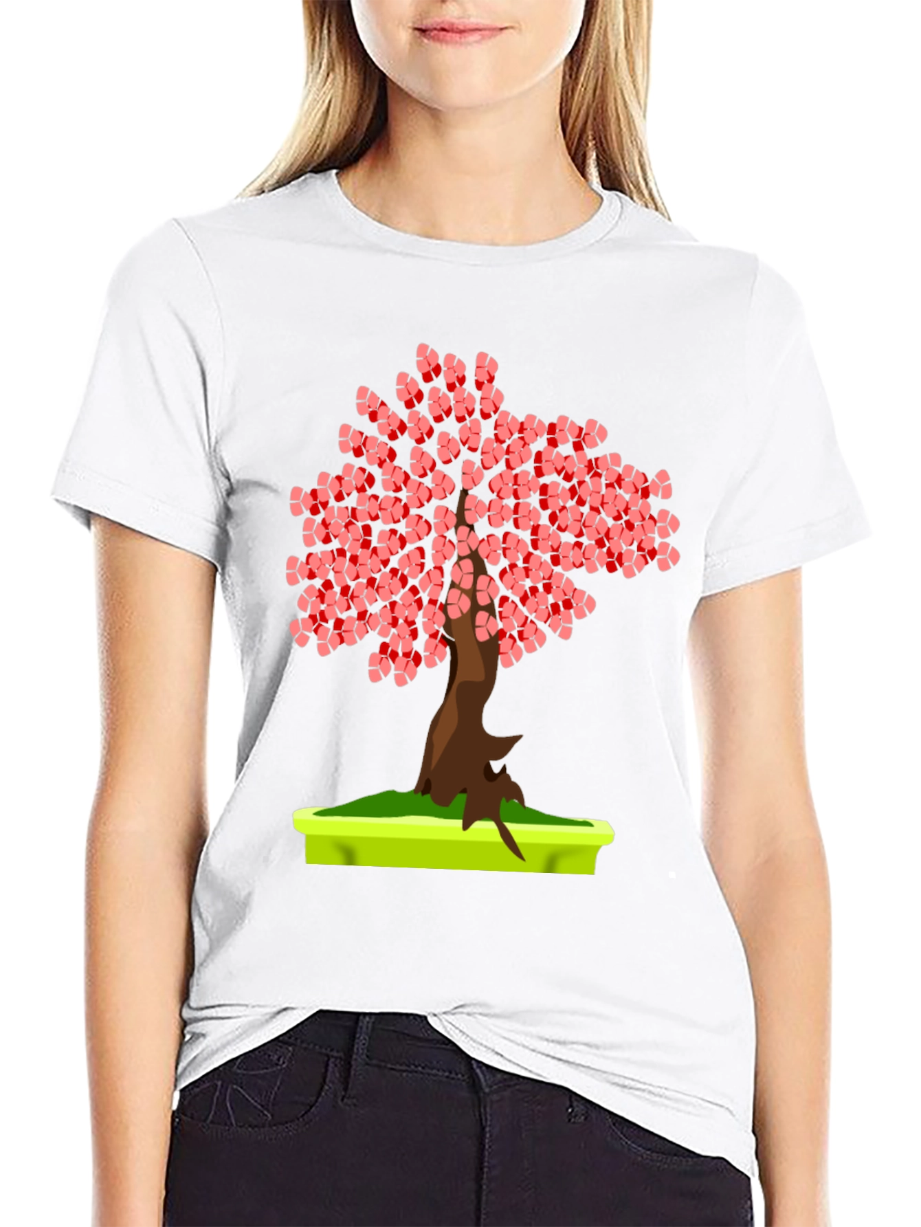 Bonsai Tree Graphic Tee - Unique Stylish Casual Wear