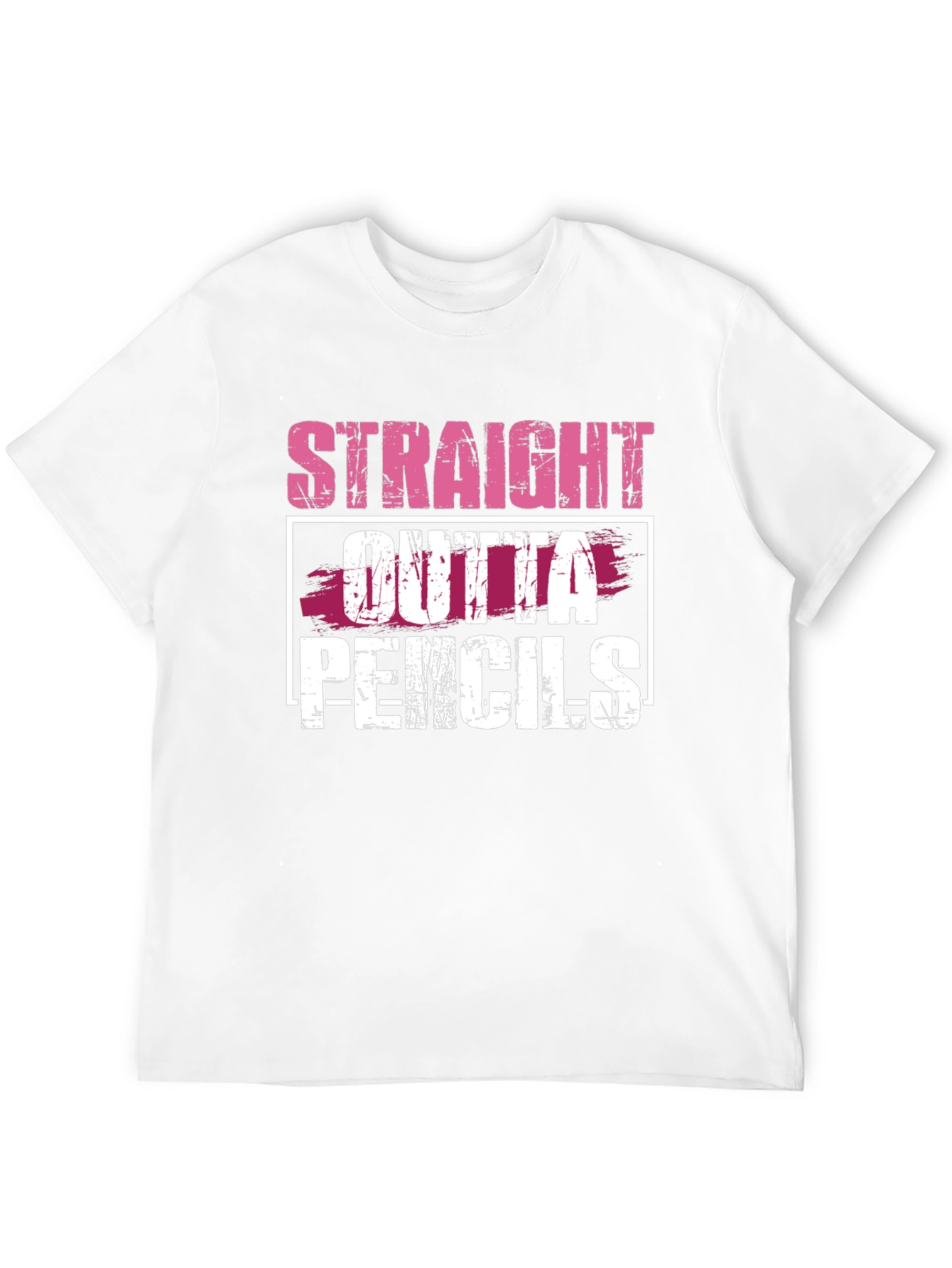 Straight Outta Pencils Graphic T-Shirt
