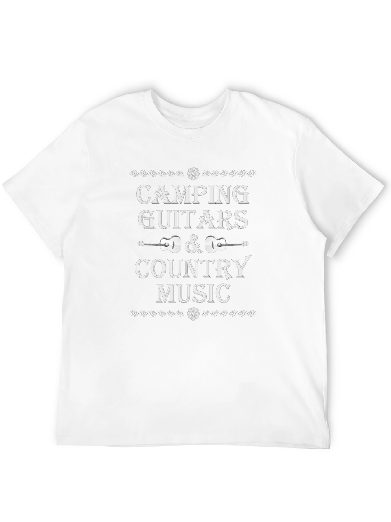 Camping Guitars & Country Music Graphic T-Shirt