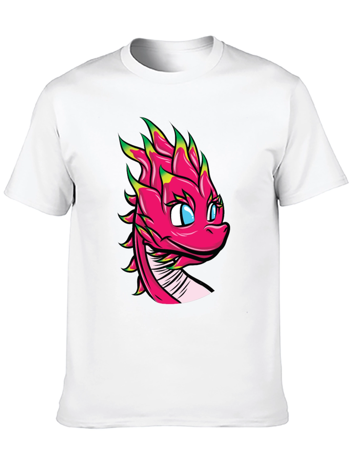 Dragon Fruit Graphic Tee - Cute Cartoon Dragon Shirt