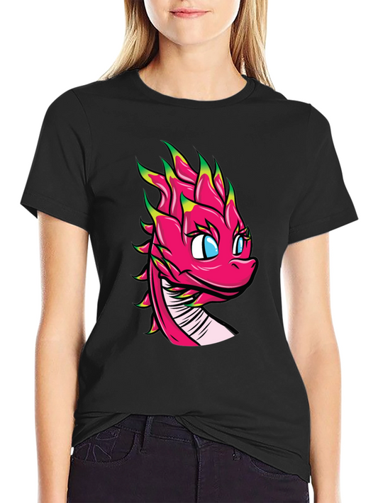 Dragon Fruit Graphic Tee - Cute Cartoon Dragon Shirt