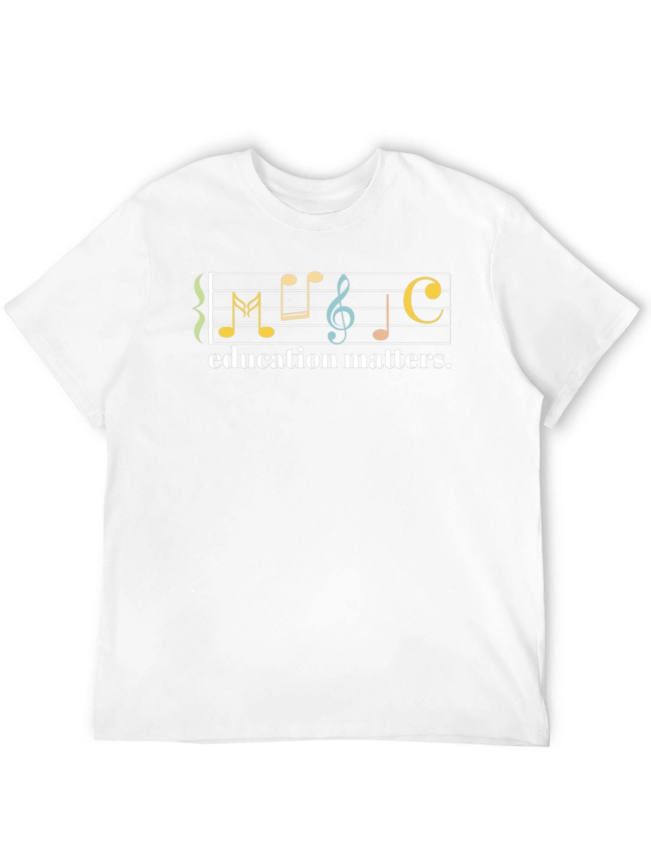Education Matters Music Note T-Shirt