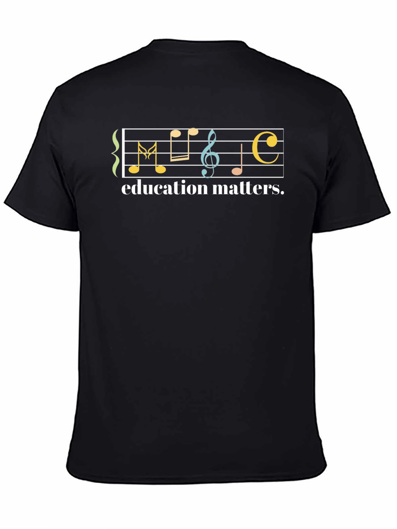 Education Matters Music Note T-Shirt