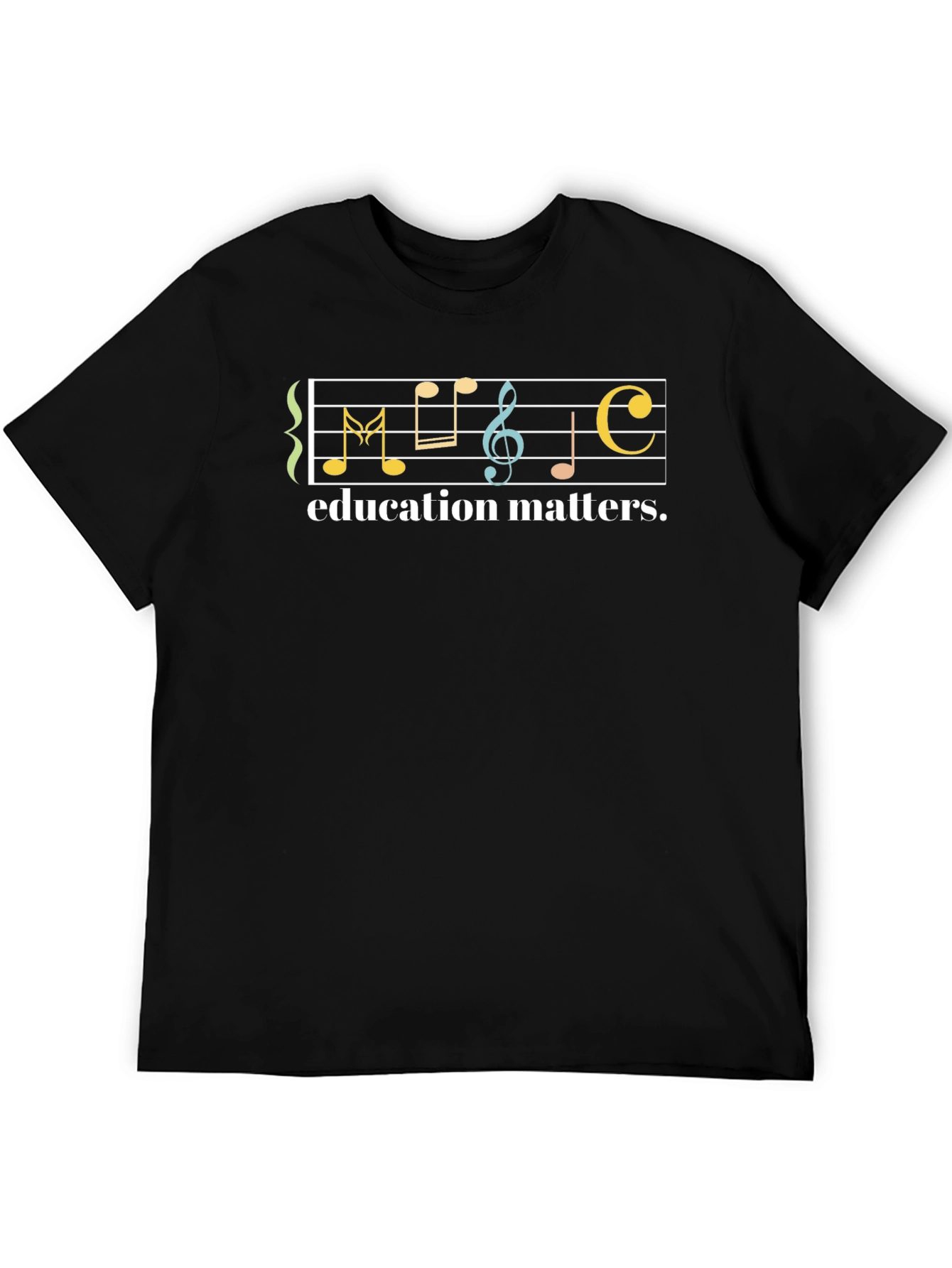 Education Matters Music Note T-Shirt