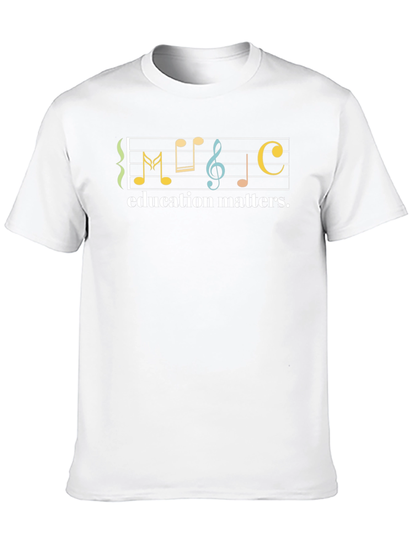 Education Matters Music Note T-Shirt