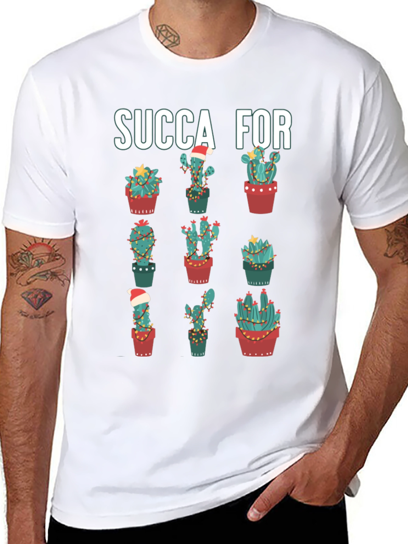 Succulent Christmas Cactus T-Shirt