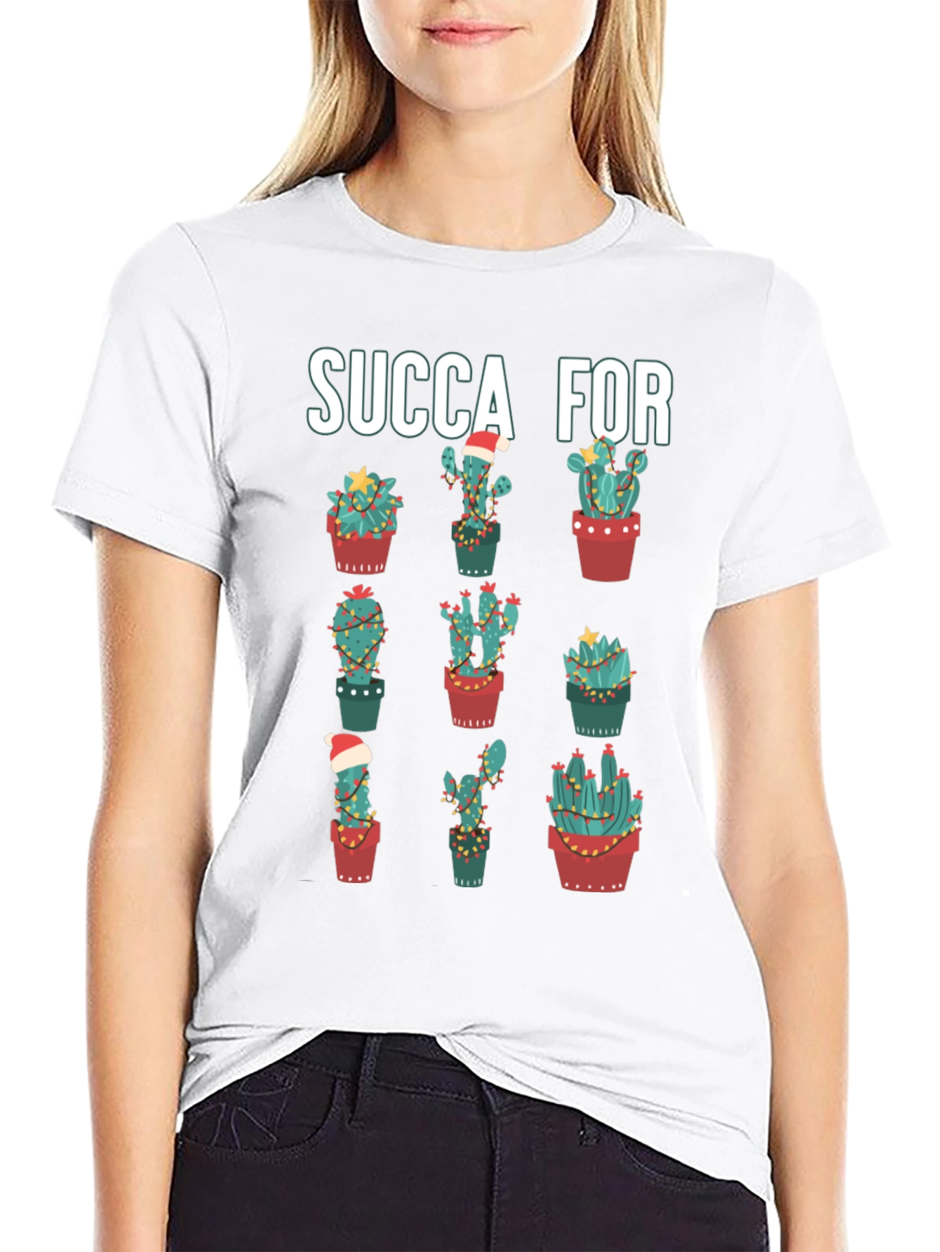 Succulent Christmas Cactus T-Shirt