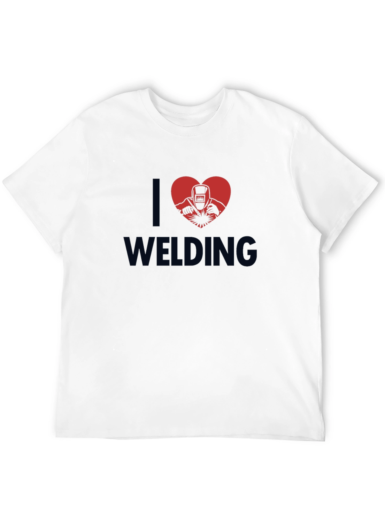 I Love Welding Black T-Shirt