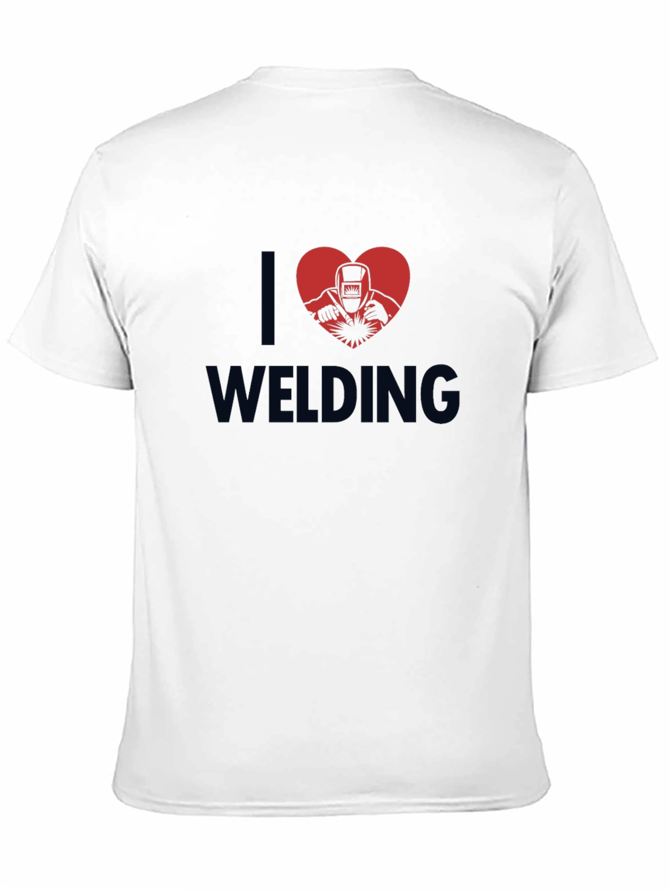 I Love Welding Black T-Shirt