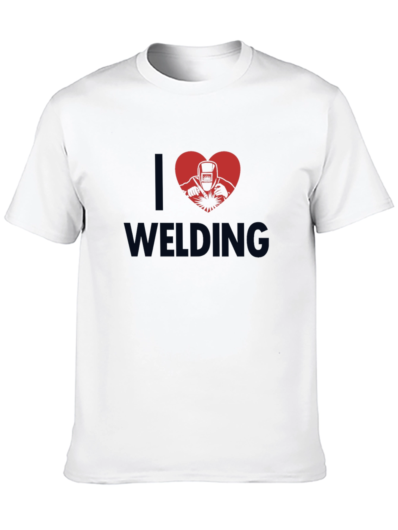 I Love Welding Black T-Shirt
