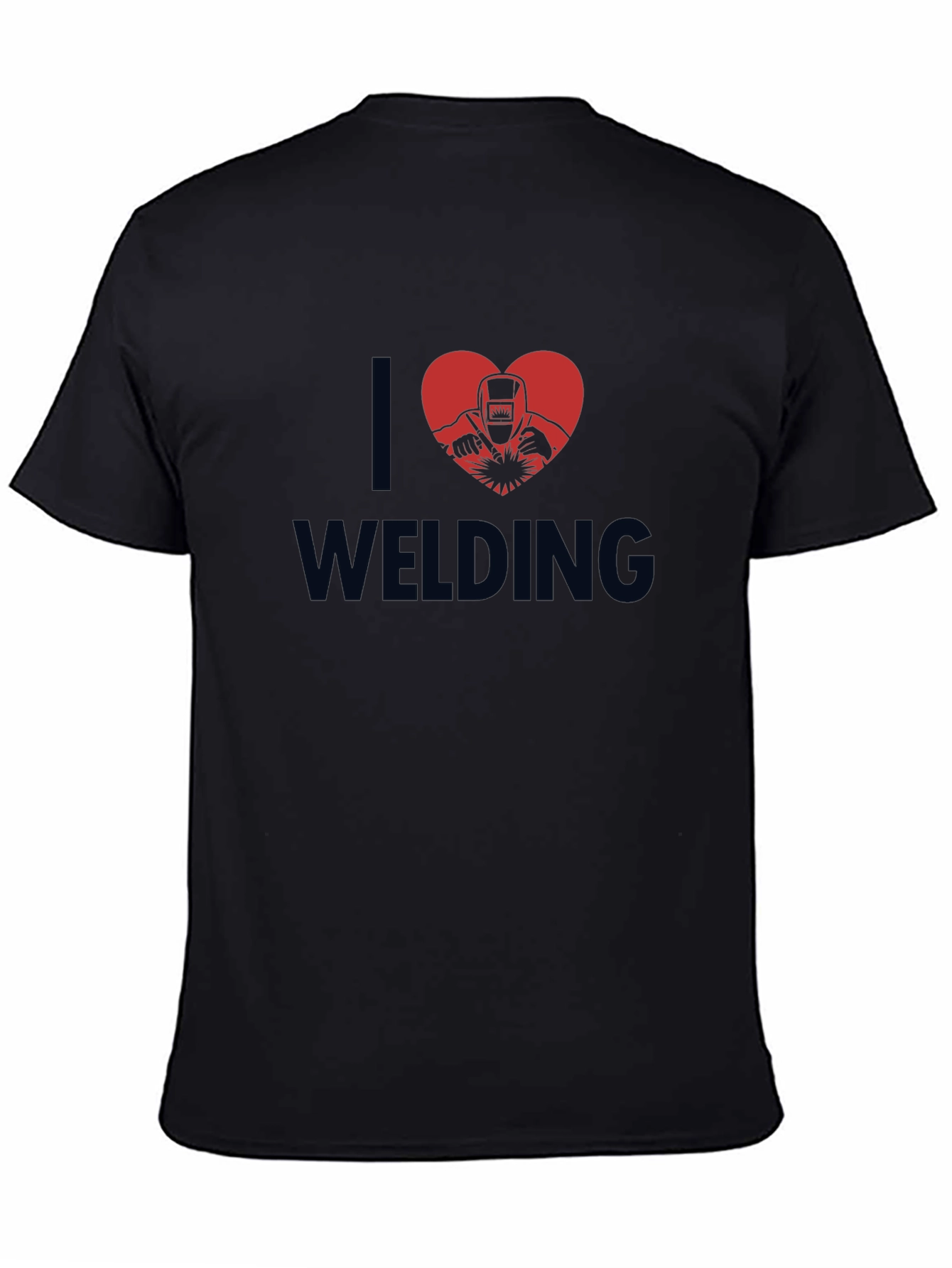 I Love Welding Black T-Shirt
